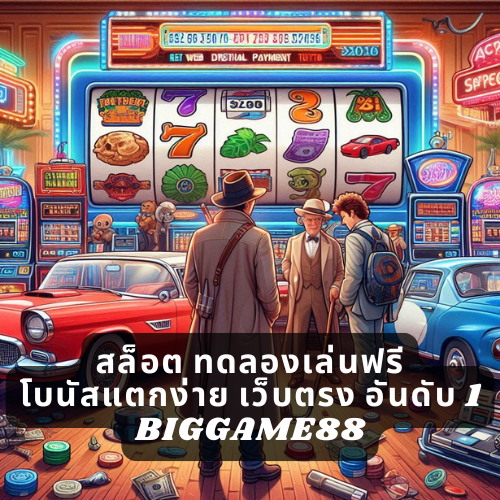 สล็อต ทดลองเล่นฟรี โบนัสแตกง่าย เว็บตรง อันดับ 1 BIGGAME88