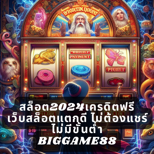 สล็อต2024เครดิตฟรี เว็บสล็อตแตกดี ไม่ต้องแชร์ ไม่มีขั้นต่ำ BIGGAME88