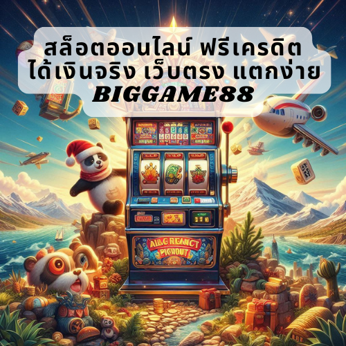 สล็อตออนไลน์ ฟรีเครดิต ได้เงินจริง เว็บตรง แตกง่าย BIGGAME88