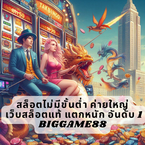 สล็อตไม่มีขั้นต่ำ ค่ายใหญ่ เว็บสล็อตแท้ แตกหนัก อันดับ 1 BIGGAME88