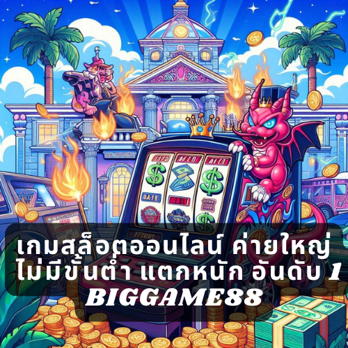 เกมสล็อตออนไลน์ ค่ายใหญ่ ไม่มีขั้นต่ำ แตกหนัก อันดับ 1 BIGGAME88