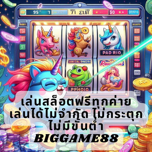 เล่นสล็อตฟรีทุกค่าย เล่นได้ไม่จำกัด ไม่กระตุก ไม่มีขั้นต่ำ BIGGAME88