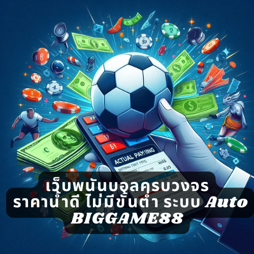 เว็บพนันบอลครบวงจร ราคาน้ำดี ไม่มีขั้นต่ำ ระบบ Auto BIGGAME88