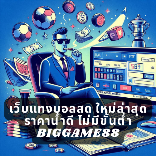 เว็บแทงบอลสด ใหม่ล่าสุด ราคาน้ำดี ไม่มีขั้นต่ำ BIGGAME88