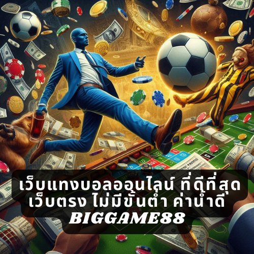 เว็บแทงบอลออนไลน์ ที่ดีที่สุด เว็บตรง ไม่มีขั้นต่ำ ค่าน้ำดี BIGGAME88