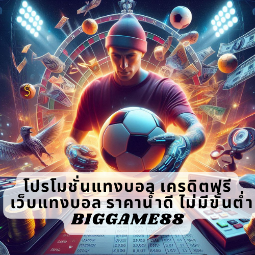 โปรโมชั่นแทงบอล เครดิตฟรี เว็บแทงบอล ราคาน้ำดี ไม่มีขั้นต่ำ BIGGAME88